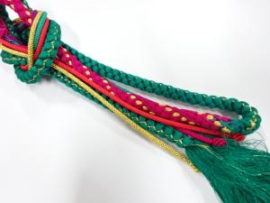 正絹　手組帯締め